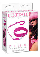 Fetish Fantasy Series Pink Leash and Collar