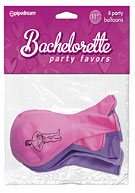 Bachelorette Party Favors Party Balloons PINK & PURPLE 8 pcs.