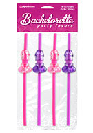 Bachelorette Party Favors Bendable Dicky Straws