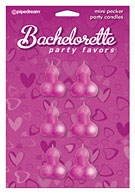 Bachelorette Party Favors Mini Pecker Party Candles - 6pc.