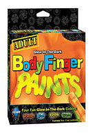 ADULT Glow-In-The-Dark Body Finger Paints Box