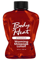 Body Heat Warming Massage Lotion Cinnamon 8 oz. (236ml) - Cinnamon